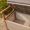 Rattan Storage Bench - Natural Colour