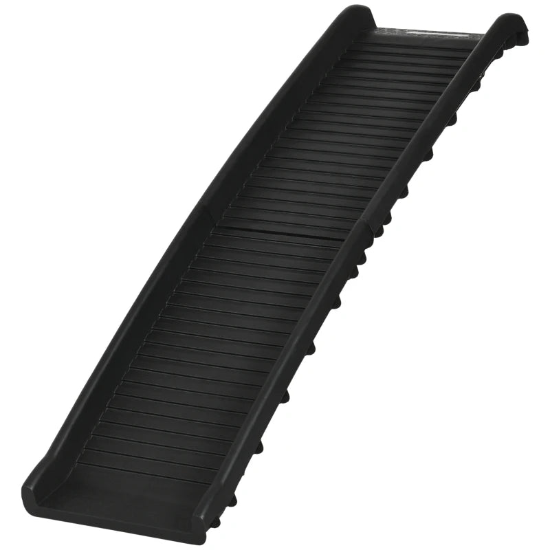 Foldable Pet Ramp for Dogs - Car Ramp for SUVs & Cars, Lightweight & Portable, Black Color