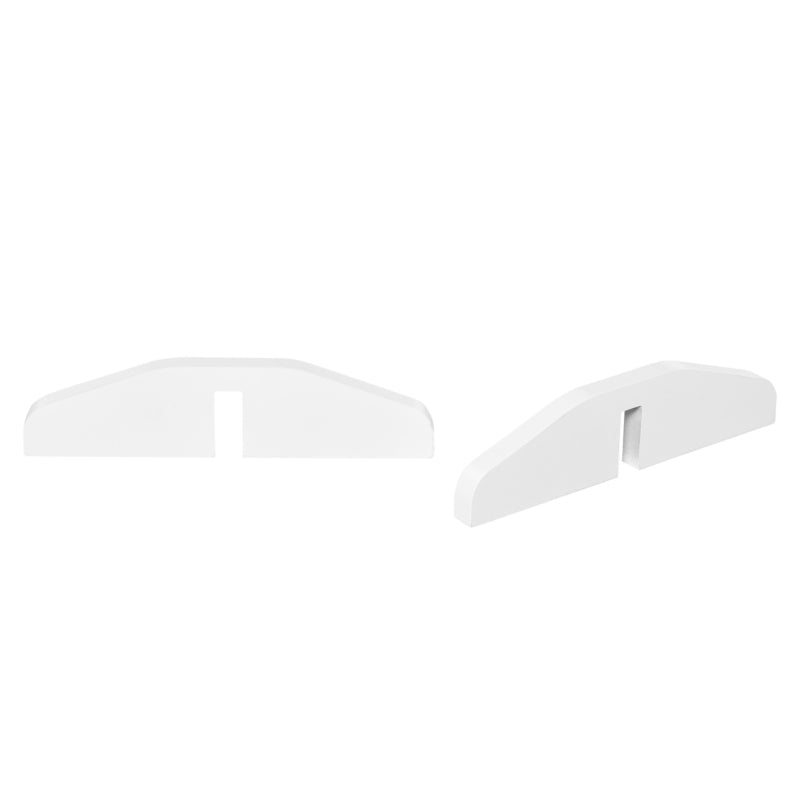Freestanding 3 Panels Dog Gate with Support Feet - White Wooden Safety Barrier for Pets