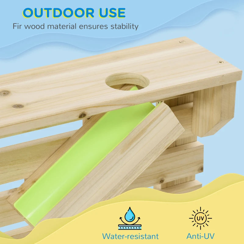 Outdoor Kids Water and Sand Playset with 18 Fun Accessories for Summer Play
