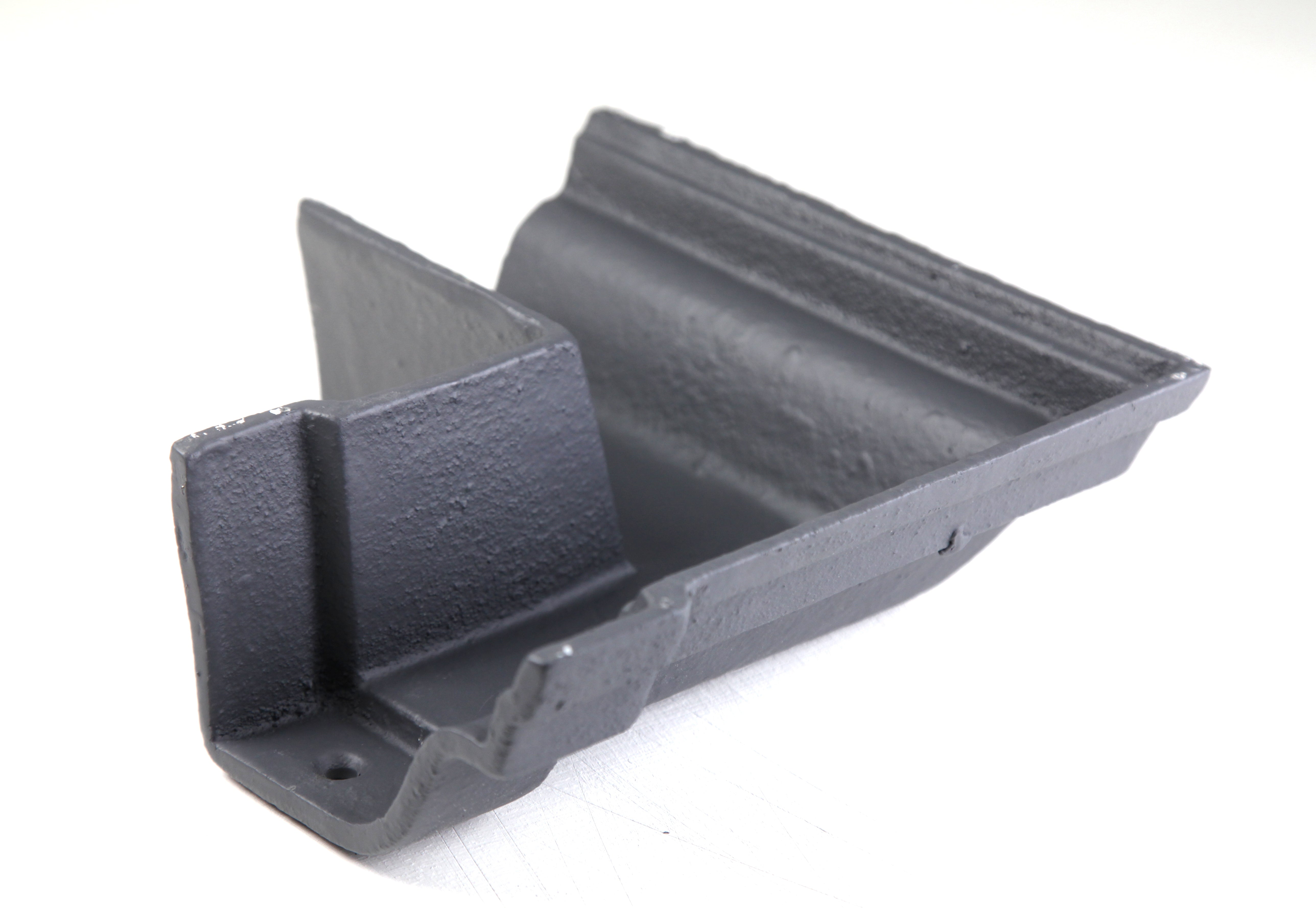Hargreaves Cast Iron 115mm External Notts Ogee Square Angle - Primed