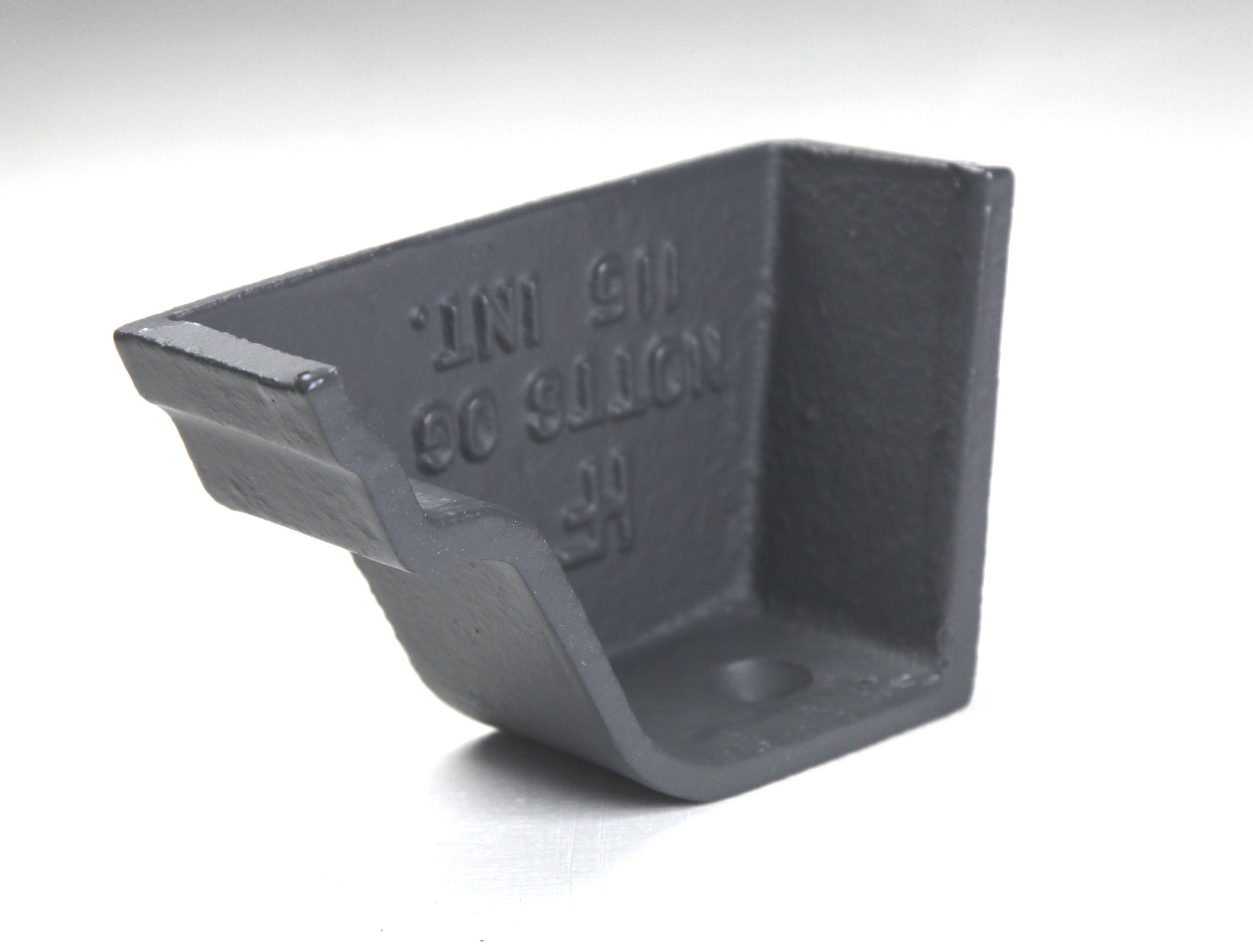 Hargreaves Cast Iron 115mm Internal Notts Ogee Stopend - Primed