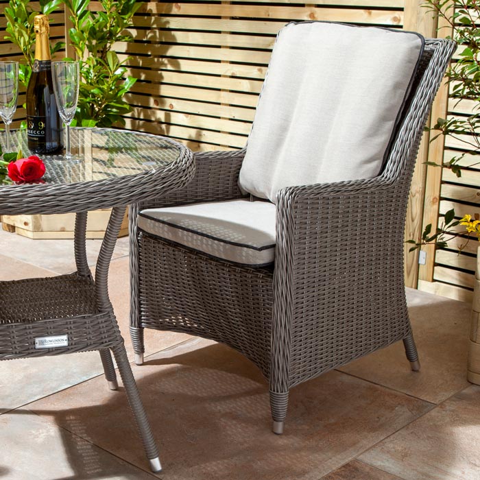 Natural Stone 3 Piece Bistro Set