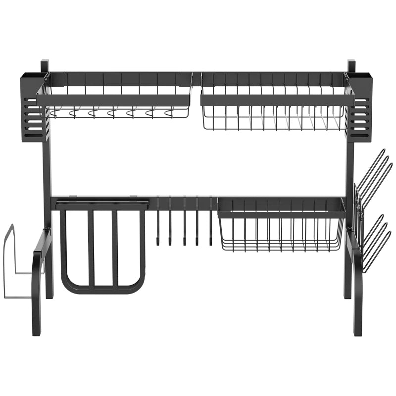65cm Modular Over-Sink Drying Rack - Space-Saving Kitchen Organizer for Dishes, Pots, and Utensils - Adjustable Design