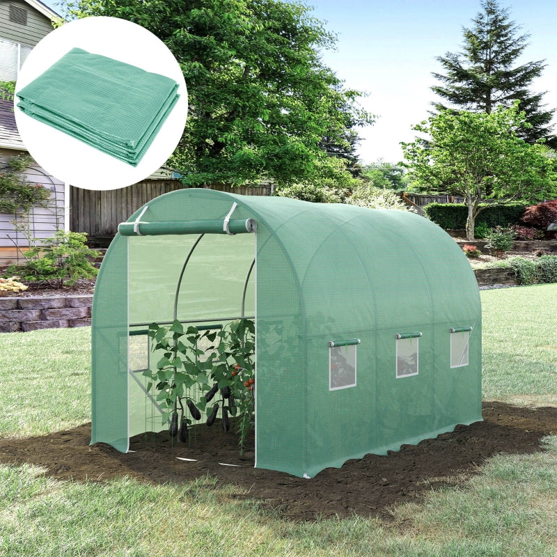 Greenhouse PE Cover for 3x2x2m Tunnel Greenhouse - Winter Garden Plant Protection