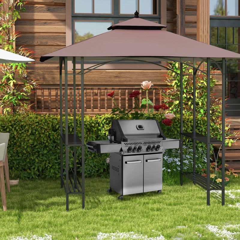 Portable Coffee BBQ Canopy Tent - Outdoor Patio Awning Gazebo