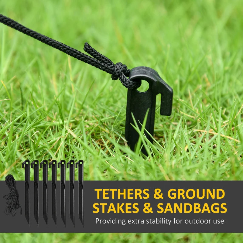 5FT Halloween Inflatables Ghost & Tombstone - LED Lighted Outdoor Decorations for Garden, Lawn & Party