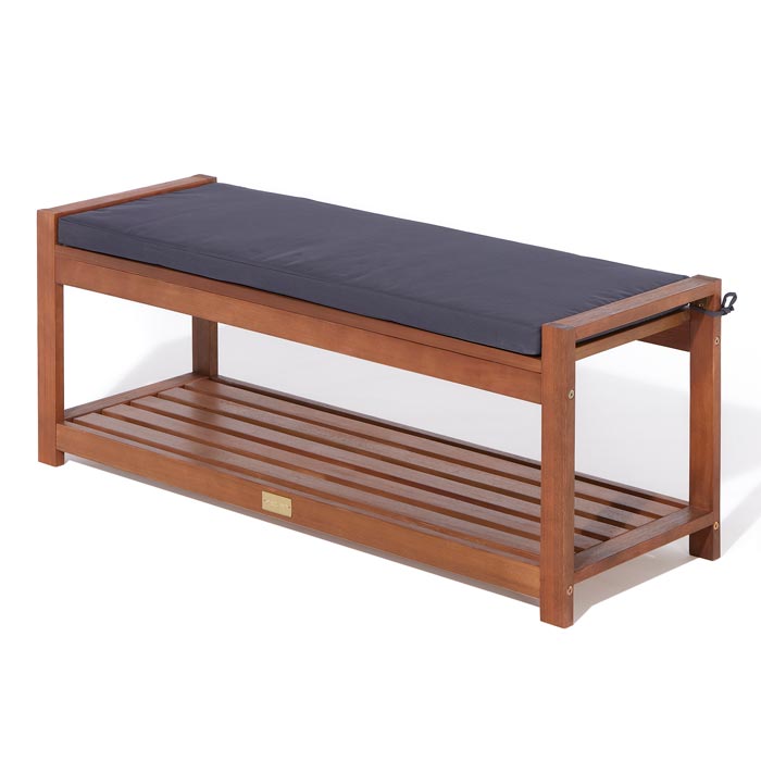 Outdoor Wooden Bench - Stylish Design