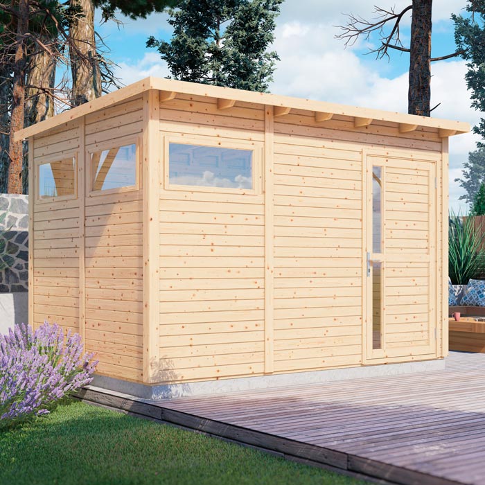 Outdoor Pentus Summerhouse - Natural Finish