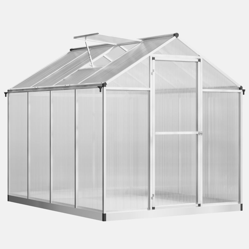 6ft x 8ft Clear Walk In Greenhouse