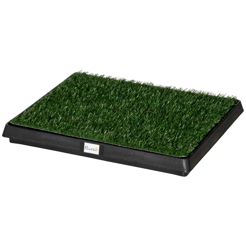 Indoor Pet Dog Toilet Mat - Potty Training Grass Restroom with Tray & Loo Pad for Easy Cleanup