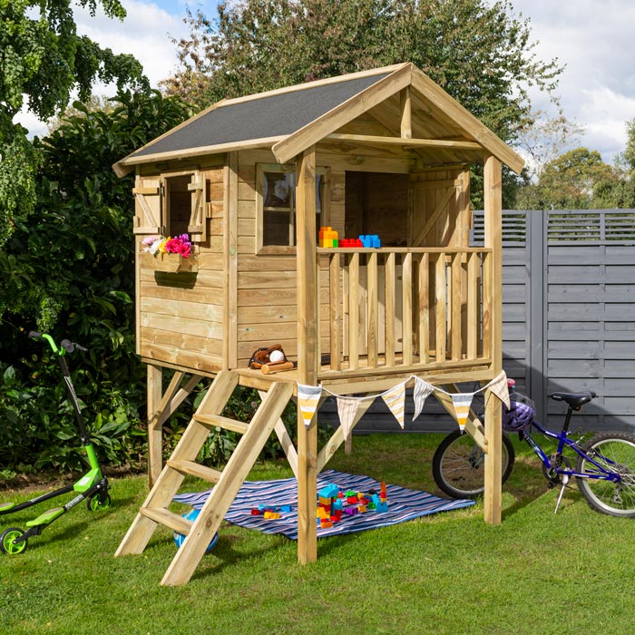 Wooden Lookout Tower for Kids