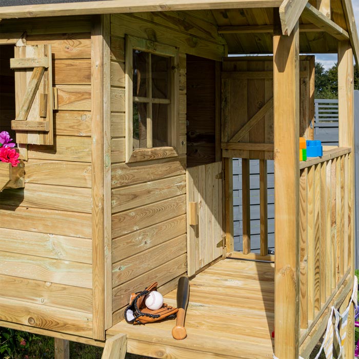 Wooden Lookout Tower for Kids