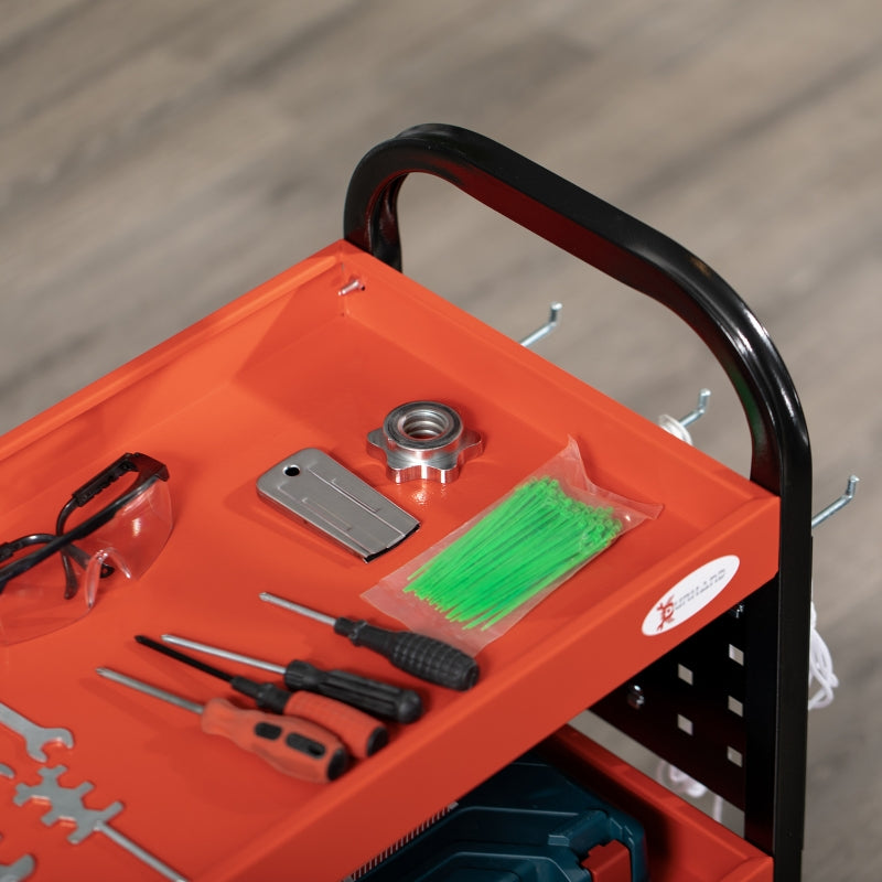 3-Tier Tool Cart for Garage Organization