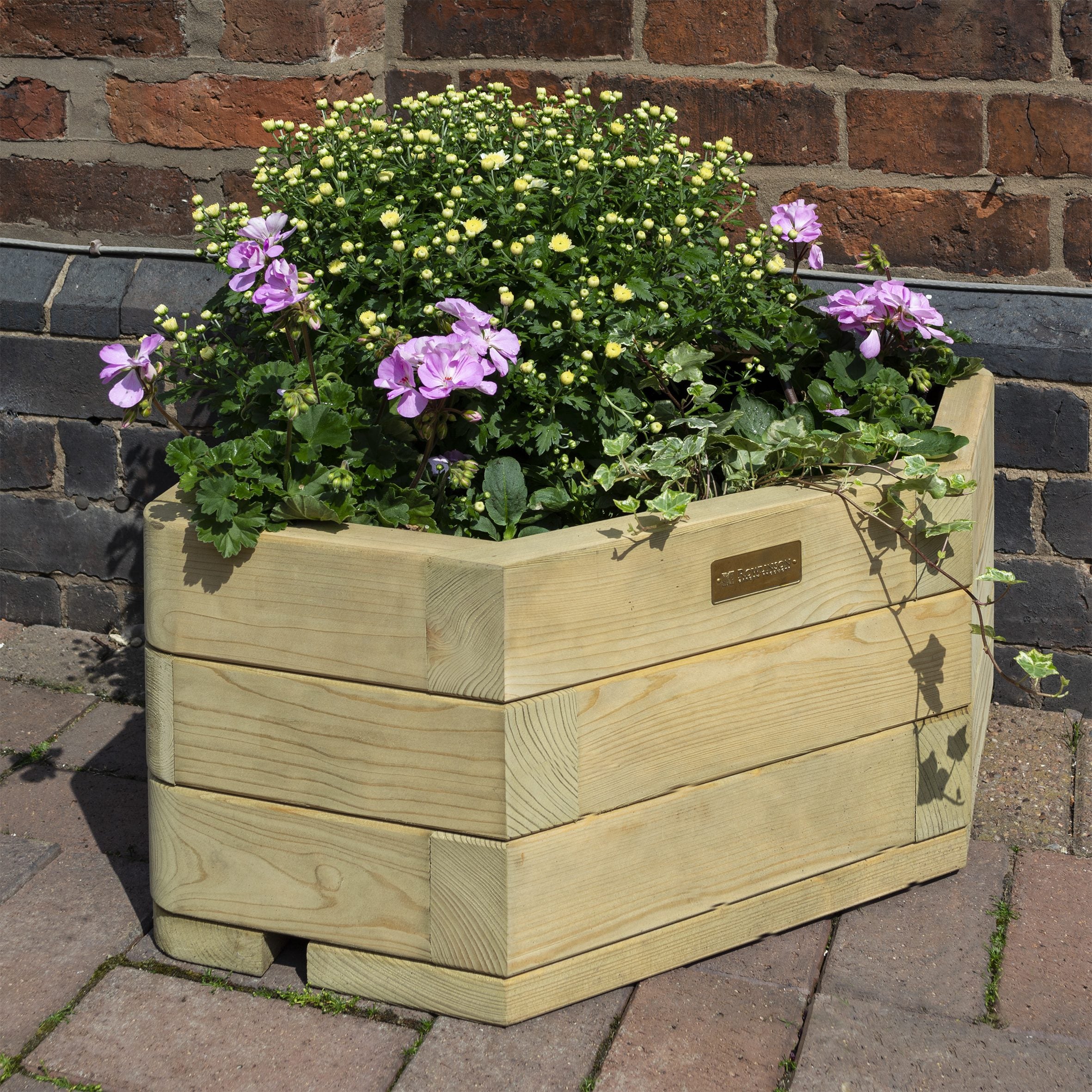 Pressure Treated Wooden Planter Box - 45 Litre Capacity