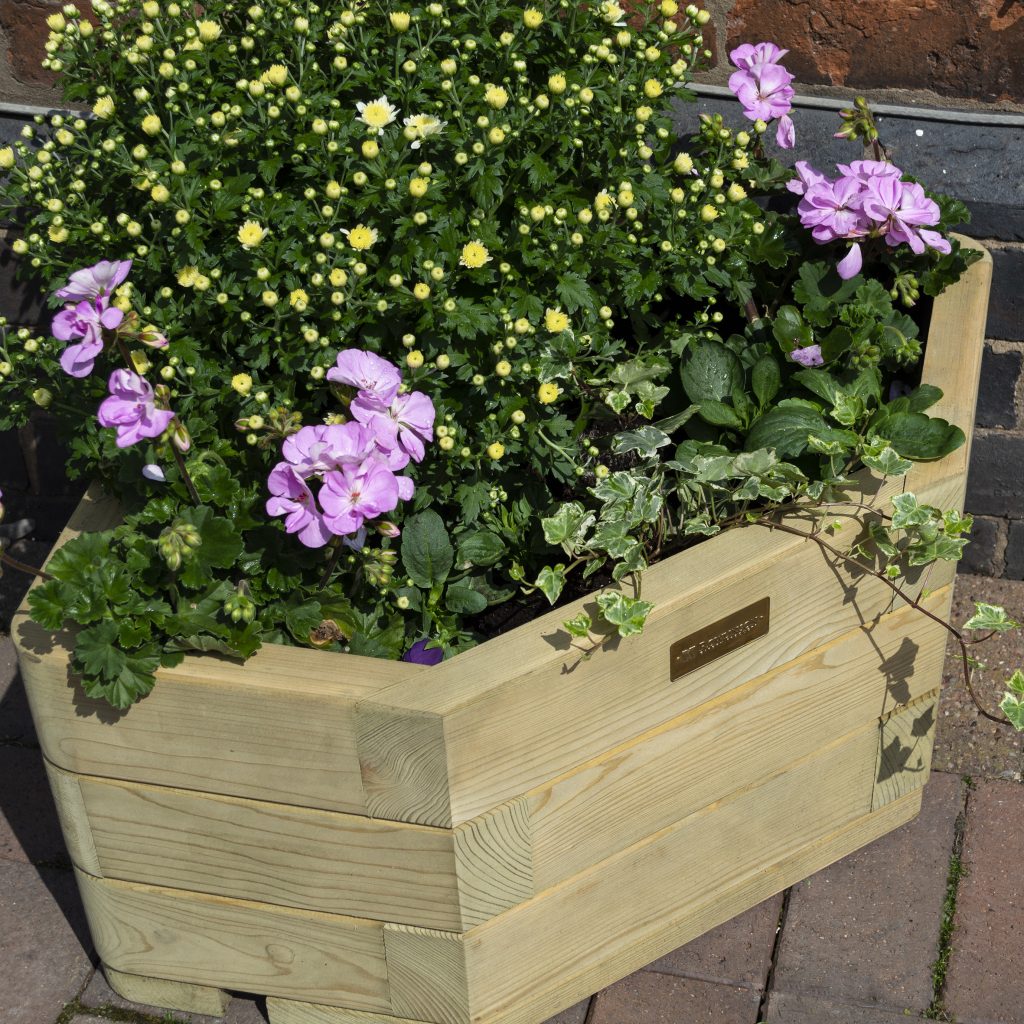 Pressure Treated Wooden Planter Box - 45 Litre Capacity