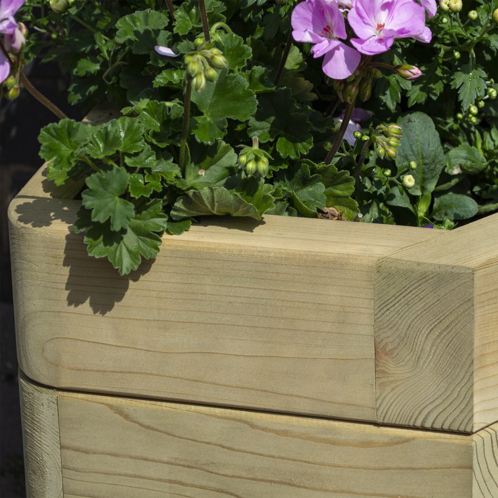 Pressure Treated Wooden Planter Box - 45 Litre Capacity