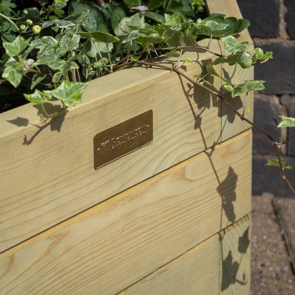 Pressure Treated Wooden Planter Box - 45 Litre Capacity