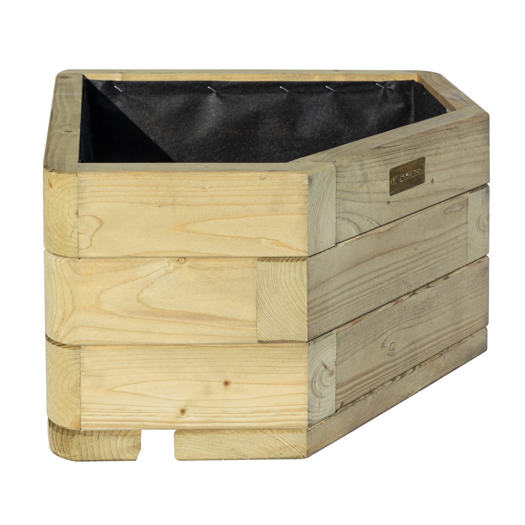 Pressure Treated Wooden Planter Box - 45 Litre Capacity