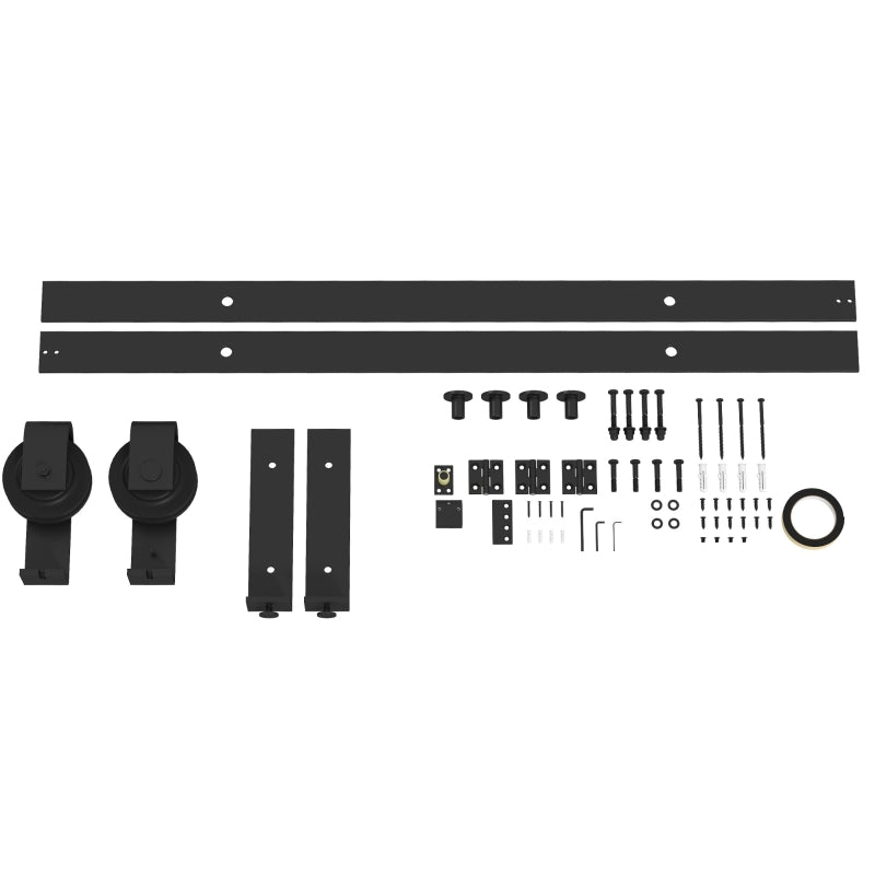 5ft Bi-Folding Sliding Barn Door Kit