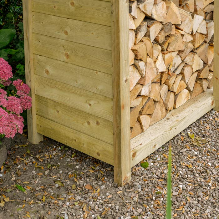 Wooden Heritage Double Log Store