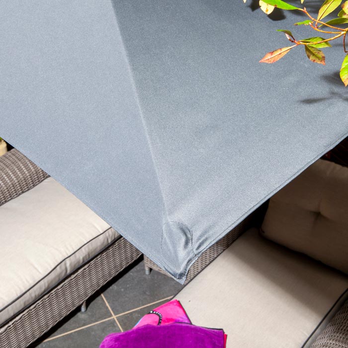 Rectangular Overhang Parasol with UV Protection