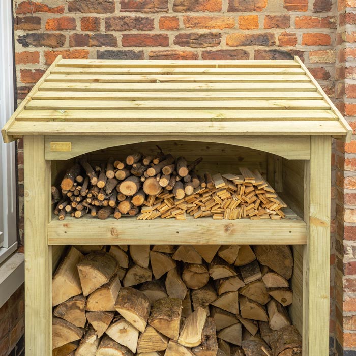 Premium Single Log Store - Outdoor Storage