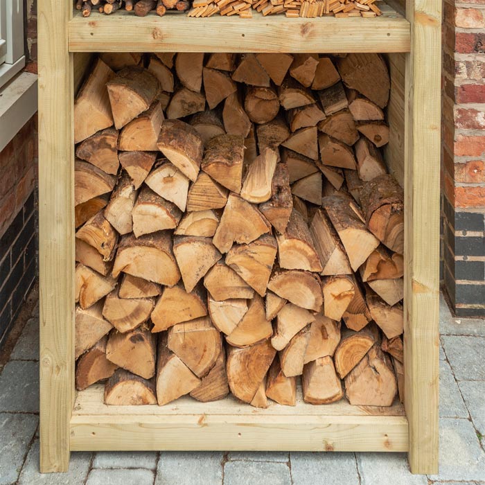 Premium Single Log Store - Outdoor Storage