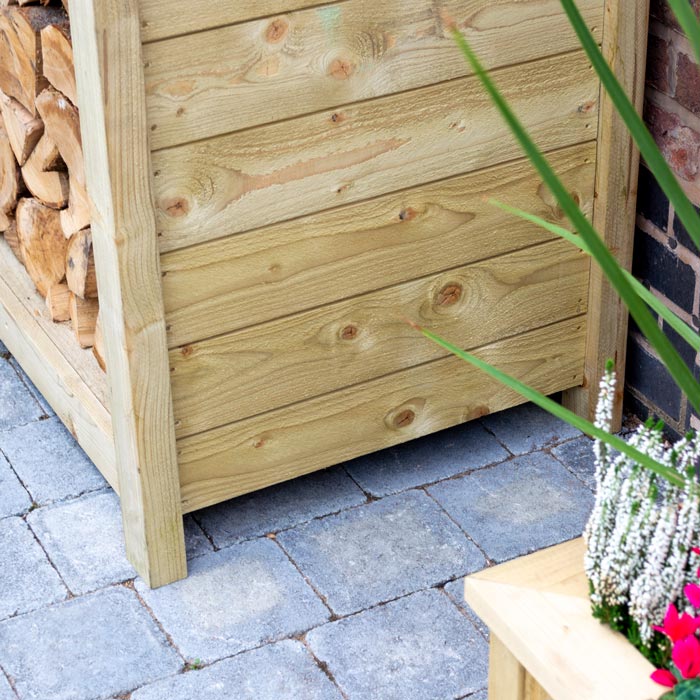 Premium Single Log Store - Outdoor Storage