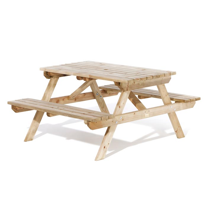 4ft Wooden Picnic Bench for Outdoor Use