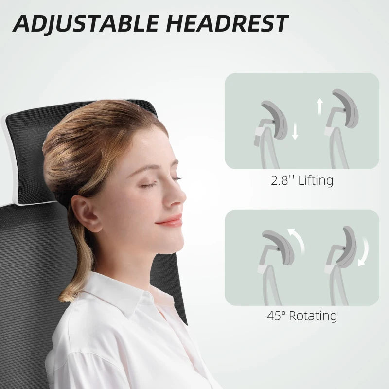 Ergonomic Multi-Adjust Office Chair - Stylish Black Design for Ultimate Comfort and Support - Perfect for Home or Office