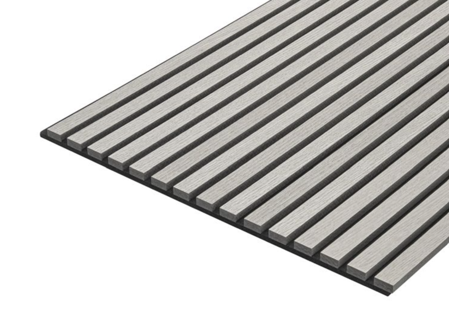 2.4m Acoustic Internal Slatted Wall Panels