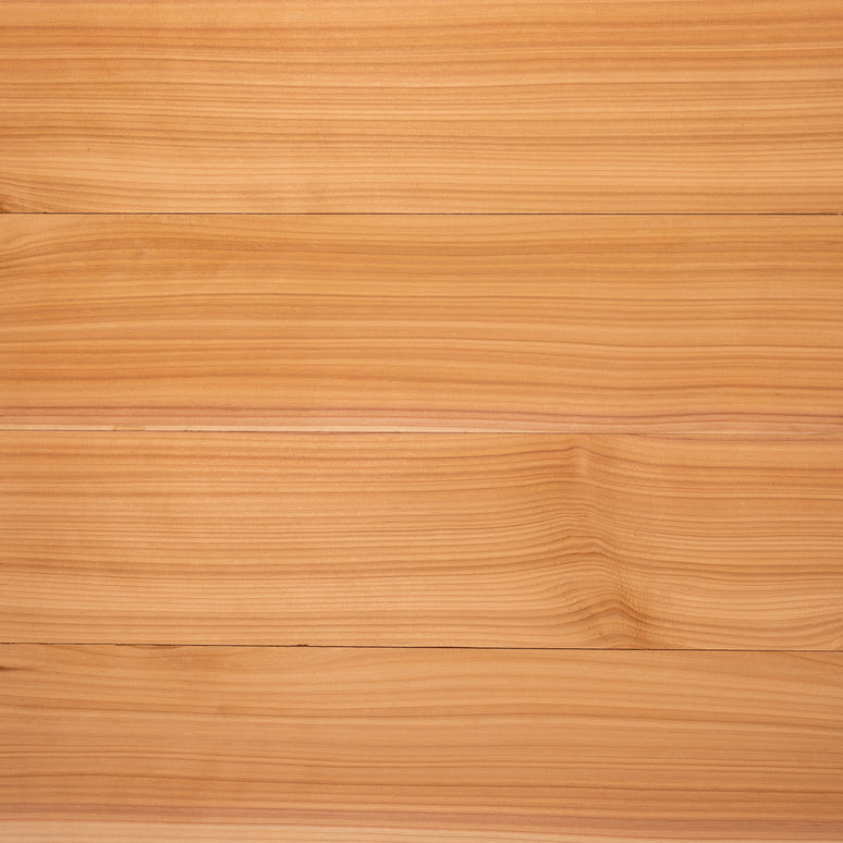 Ruby Planed Cedar Pergola with Cedar Featheredge Roof – No Overhang Design