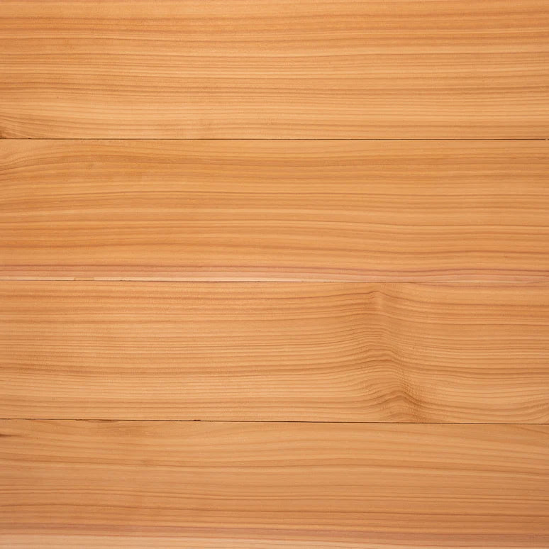 Ruby Planed Cedar Pergola with Katepal Red Shingle Roof – No Overhang Design