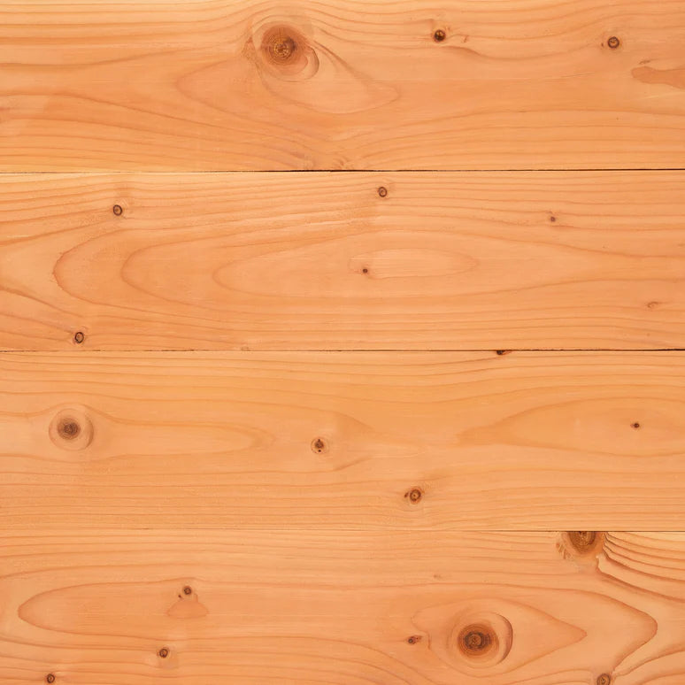 Planed Larch Lean-To Pergola with Clear Roof - Premium Wall-Mounted Garden Pergola