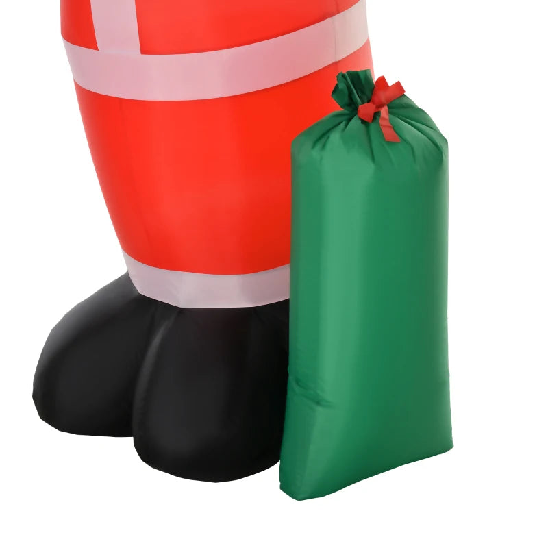 7.5ft Inflatable Christmas Santa Claus with LED Lights - Air Blown Holiday Yard Decoration for Outdoor Festive Decor