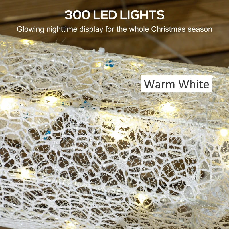 3-Piece LED Lighted Reindeer Christmas Decoration Set - Festive Holiday Outdoor Decor for Home and Garden