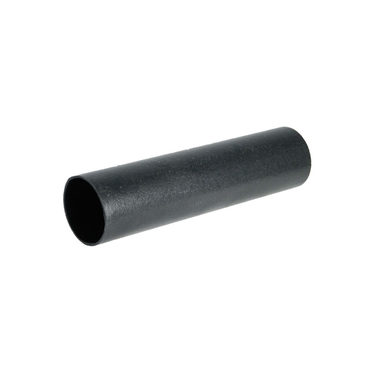 2.5m Downpipe Round Cast Iron Effect Black Floplast