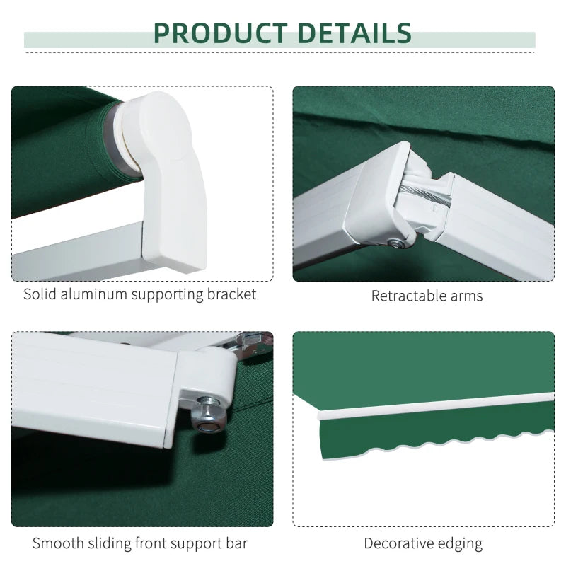 Retractable Awning - Green