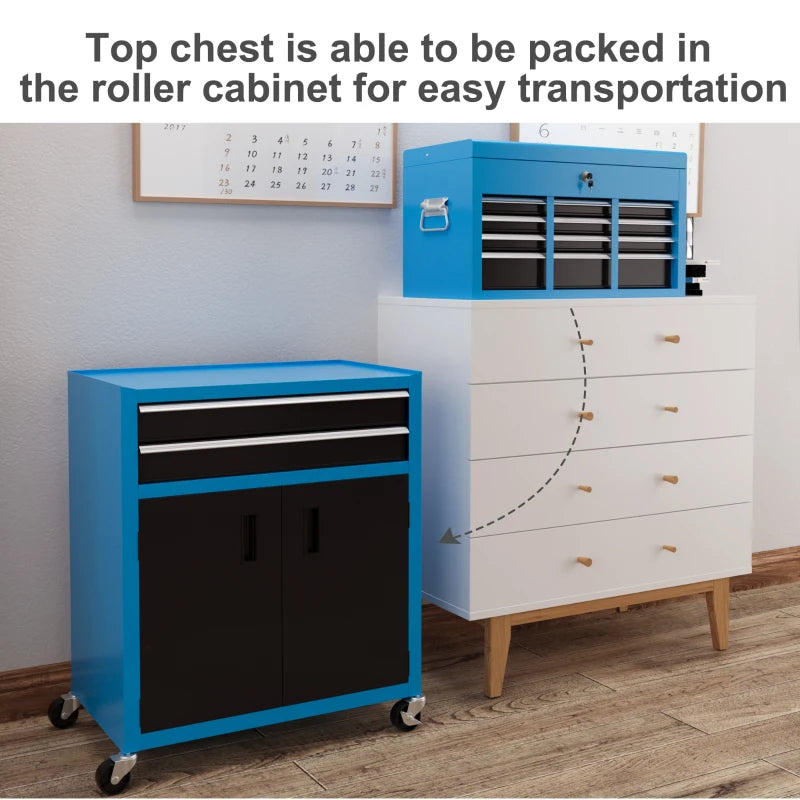 Portable Tool Chest with 6 Drawers