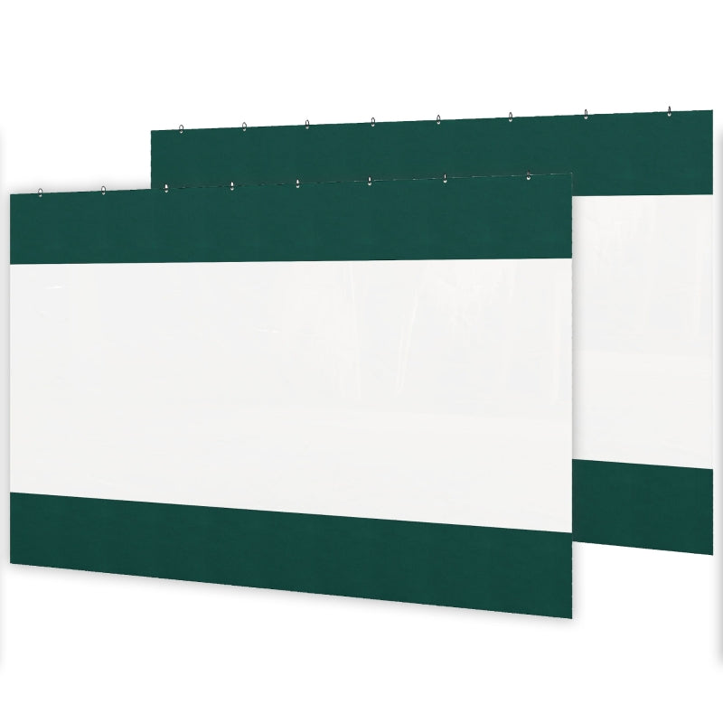 Green 3 x 2m Pergola Panel Set - Pack of 2