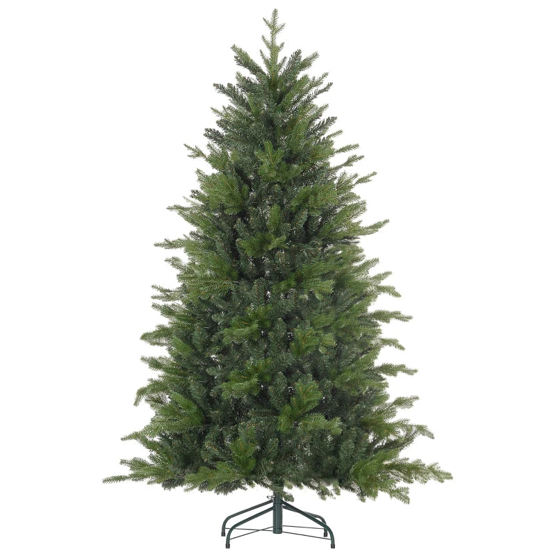 6ft Green Bare Artificial Christmas Tree with 1821 Tips - Lush, Realistic Holiday Decor for Home & Office