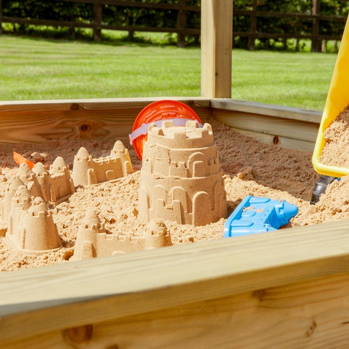 Large Wooden Sandpit for Kids