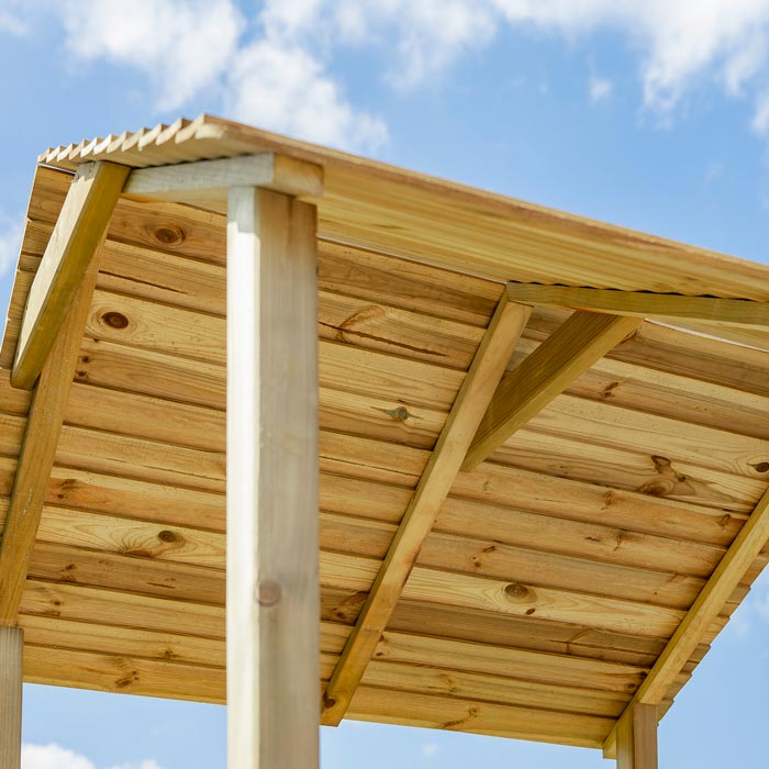 Large Wooden Sandpit for Kids