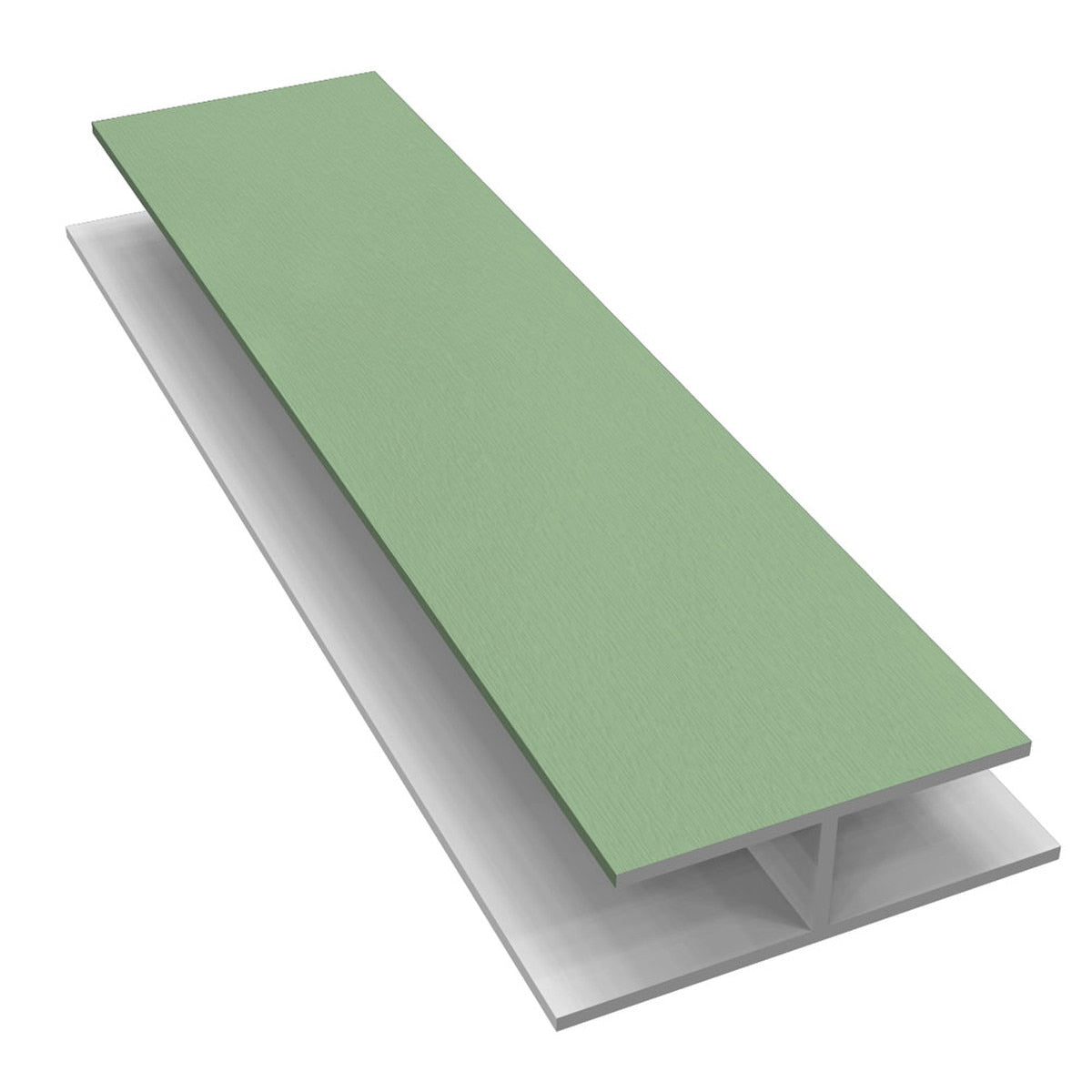 Freefoam 5m uPVC Soffit Joint Trim / H-Section Joiner – Straight Soffit Board Connector – All Colours