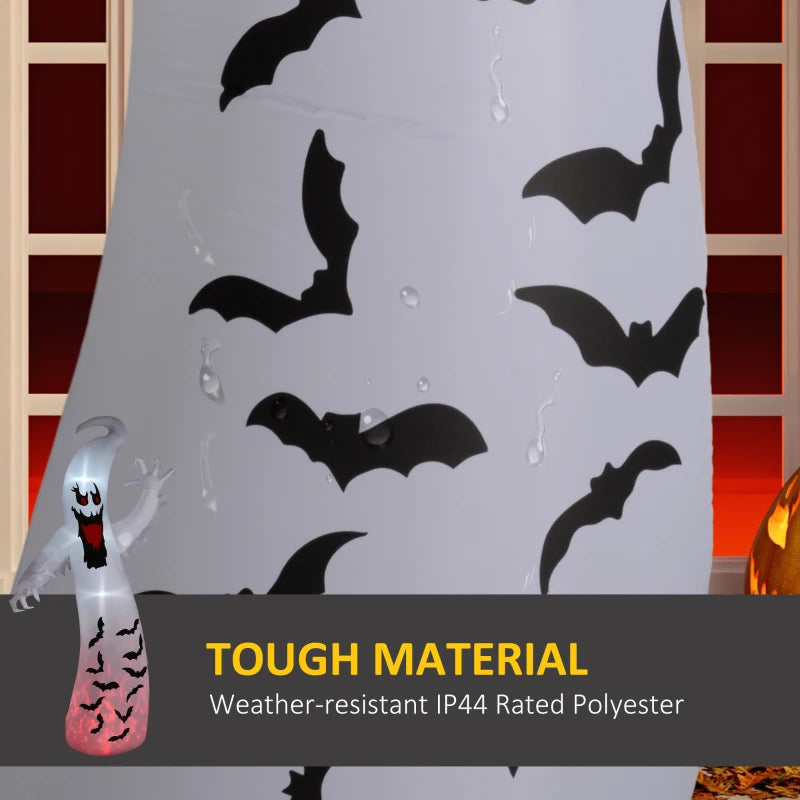 11.8ft Scary Inflatable Ghost Halloween Decoration with Accessories - Perfect for Spooky Outdoor Displays and Haunted House Decor