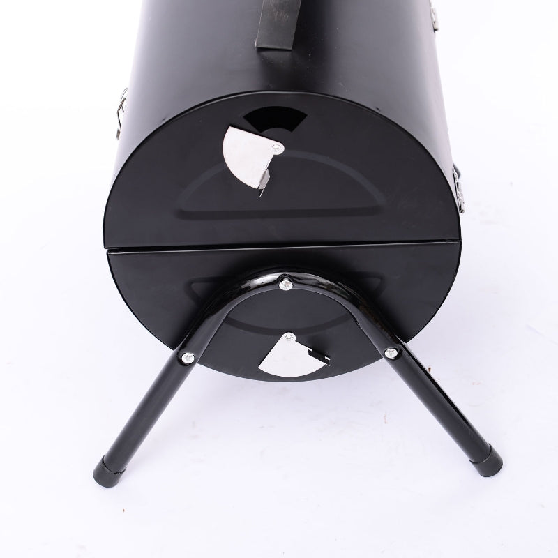 Compact Black Charcoal BBQ Grill