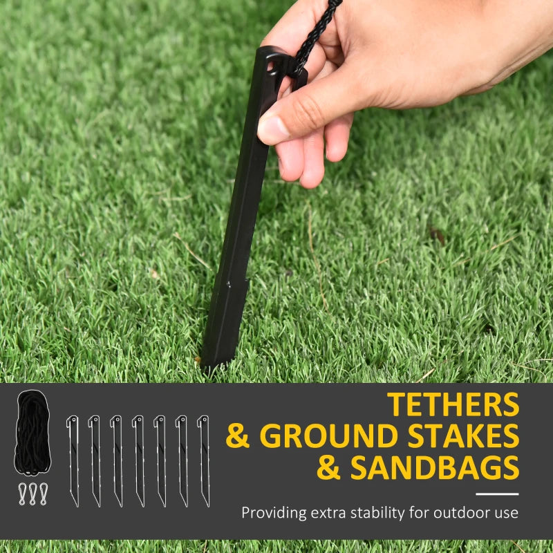 3M Halloween Inflatable Skeleton Ghost Decoration with LED Lights - Perfect Indoor Outdoor Garden Lawn Party Prop