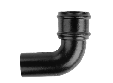 Cast Iron 3" Round Uneared 92.5 Degree Bend Painted