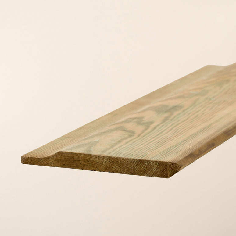 Pressure-Treated Redwood Shiplap Board – 150mm x 15mm – Exterior Timber Cladding